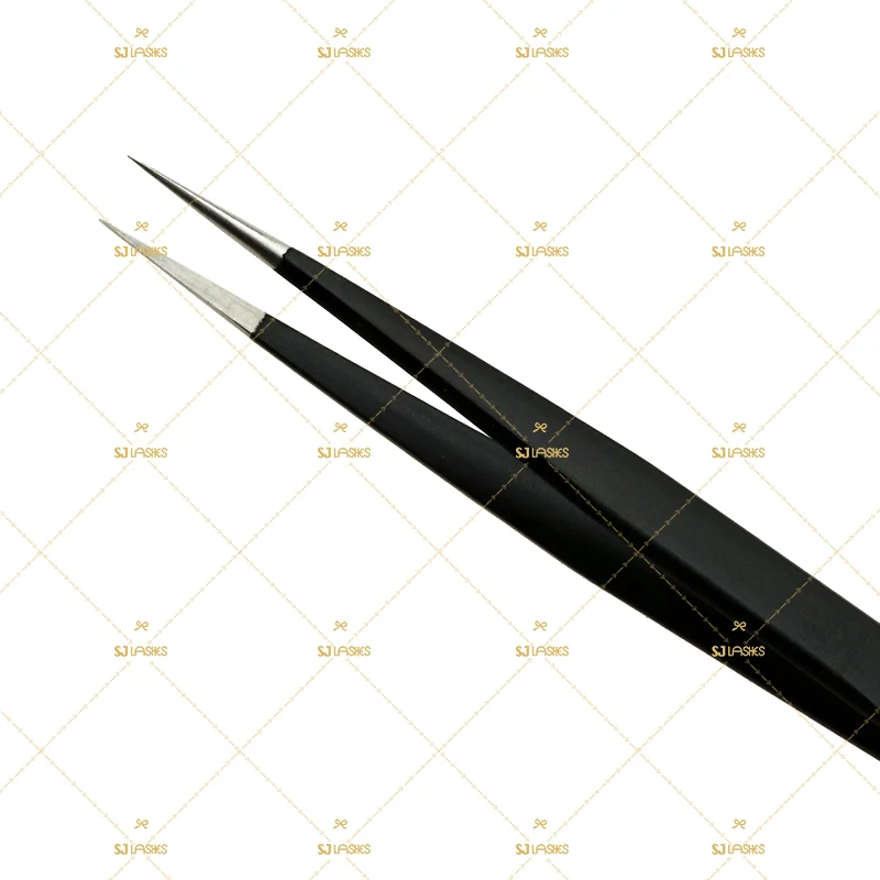 Premium Quality Vetus L Type Tweezers for Mega Volume Easy Fan Mink Eyelash Extensions