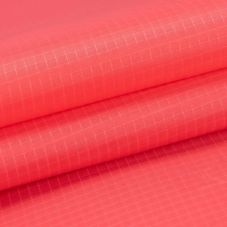 Eco-friendly GRS certified factory polyester handbag garment lining 210D 420D ripstop waterproof RPET recycled oxford fabric