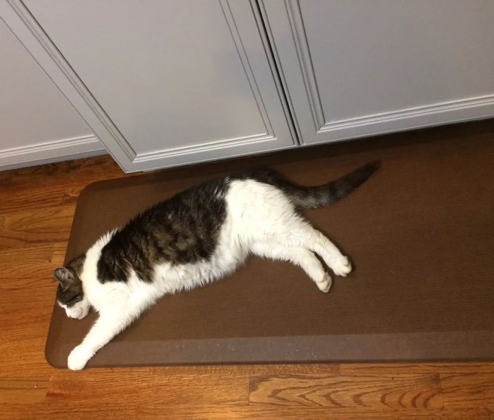 Manufacturer StepMat Durable Standing Desk Mat 3/4 Inch Thick PVC+PU Comfort Floor Mat Anti-Fatigue Kitchen Mat