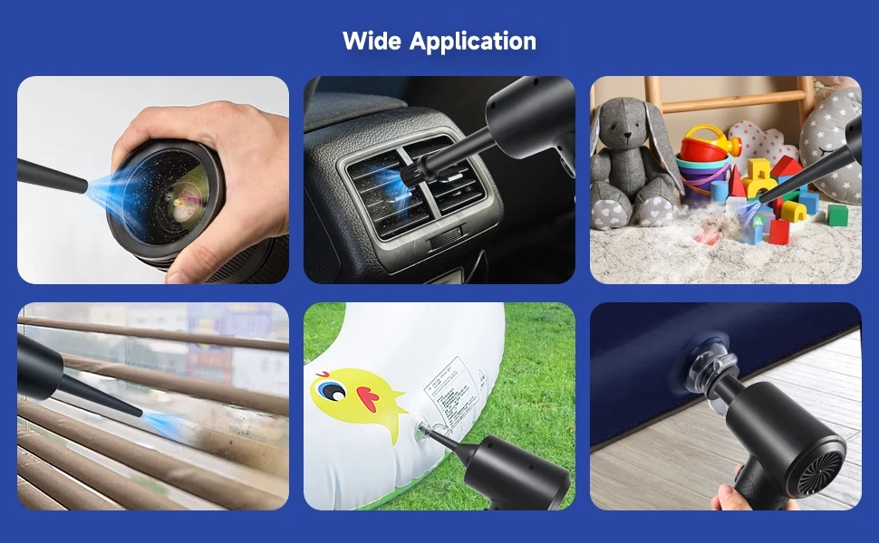 Rechargeable Powerful Cordless car vacuum cleaner rechargeable Air Duster Mini Vacuum Cleaners Car Handheld Vacuum Cleaner