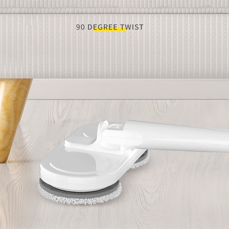 Mops Floor Cleaning Electric Rechargeable Wireless Rotating Electric Mops Automatic Mopping Machine with cleaning bucket