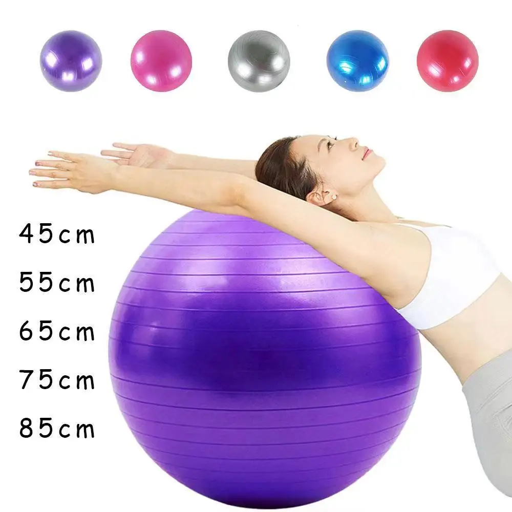 2024 New Design Fitness PVC Yoga Power Ball Exercises For Yoga Stability Fit Ball Exercise Balls with Custom Logo