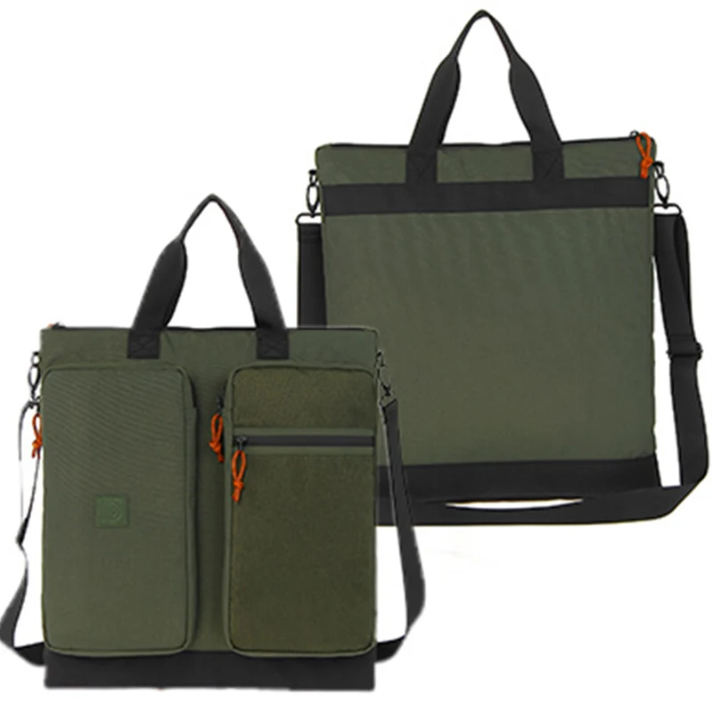 Сумка-мессенджер мужская из ткани Оксфорд, нейлоновый портативный чехол для ноутбука, портфель-трансформер на молнии с ручками для работы