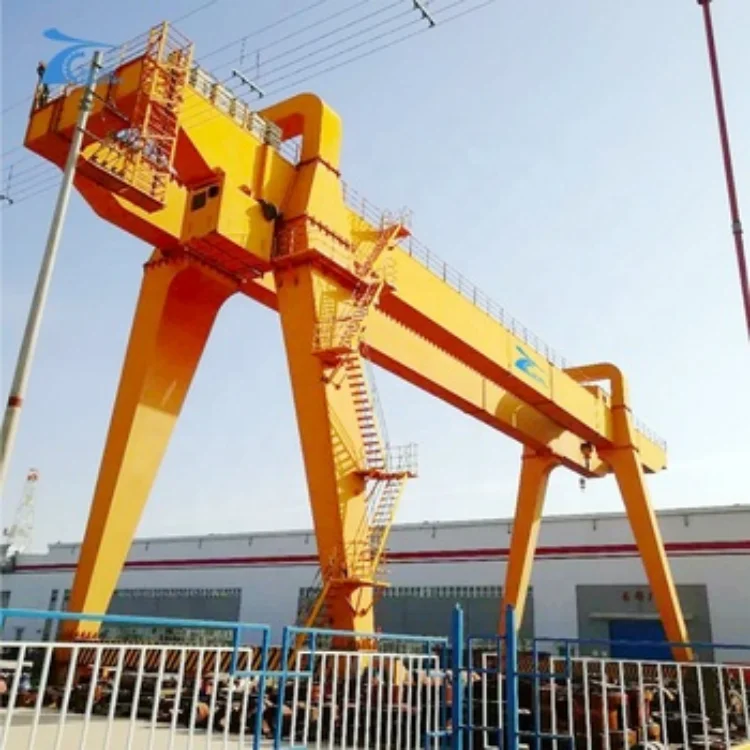 Double girder gantry crane for marble plant granite stone plate lifting