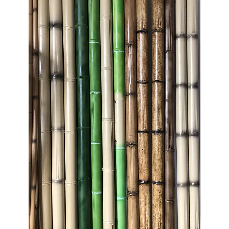 custom waterproof plastic synthetic bamboo Panel for garden construction