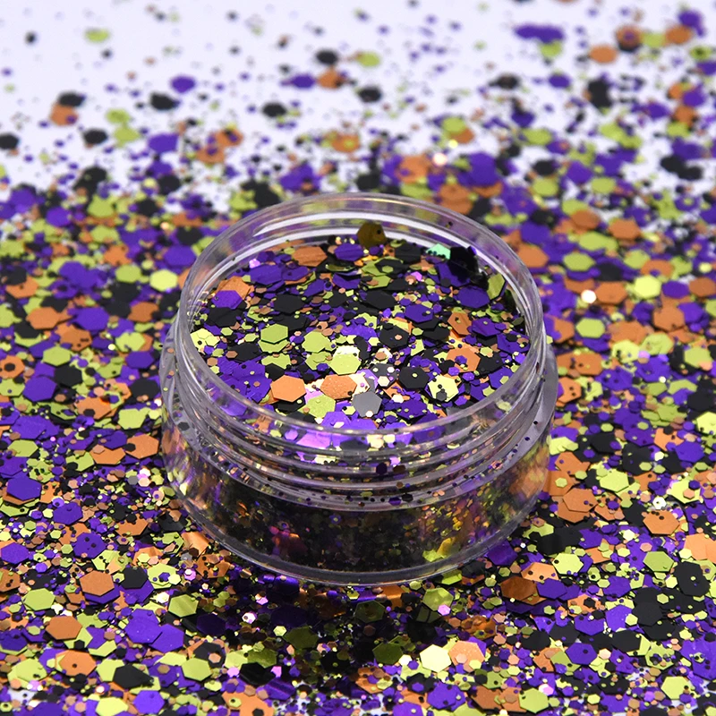 Best Top Selling Glitter Chunky Mix for Halloween Decorate