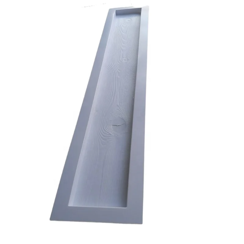 Factory-supplied recyclable and eco-friendly vacuum formed plastic 3D tile mold panel for concrete floor with wood pattern