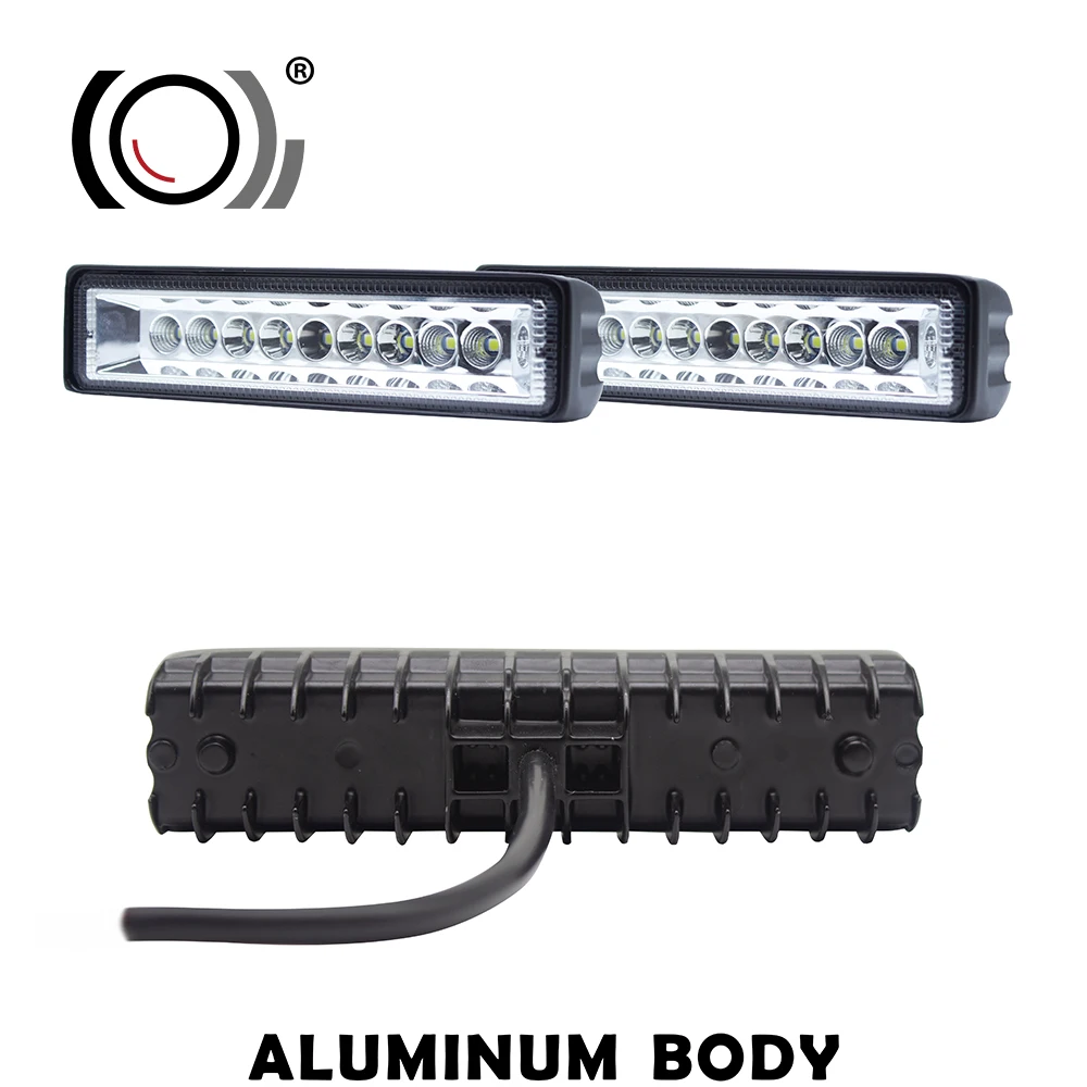 LED flash light bar 9-30v auxiliary led light grow bar for car led work light bars
