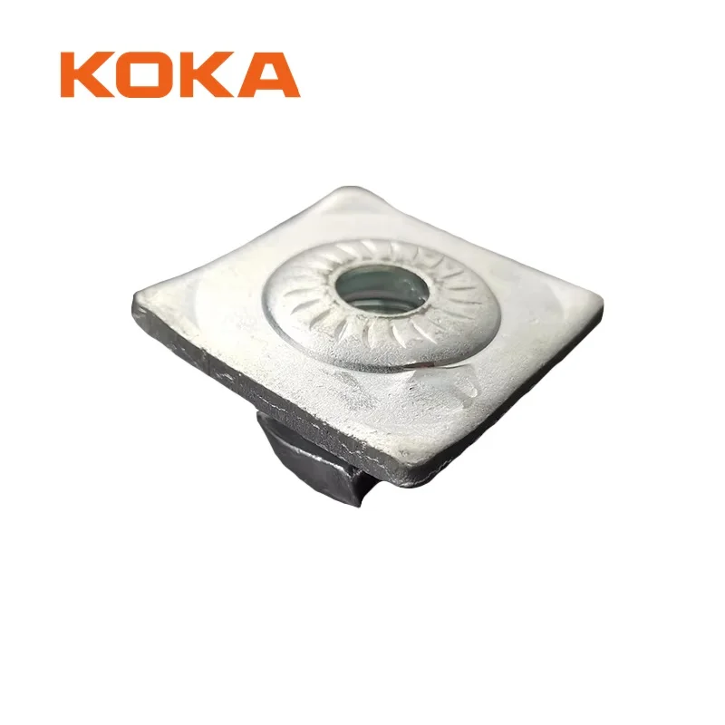 Hot Sale Heavy Duty M8 M10 Unistrut Spring Nut Hot Dip Galvanized Combo Nut with Washer