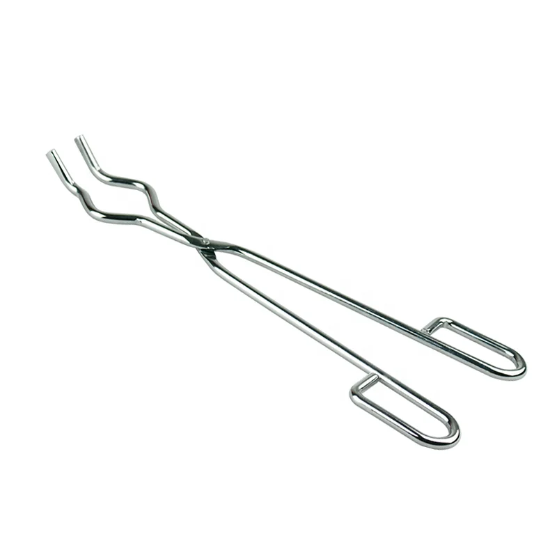 chemistry iron steel crucible tong for laboratory