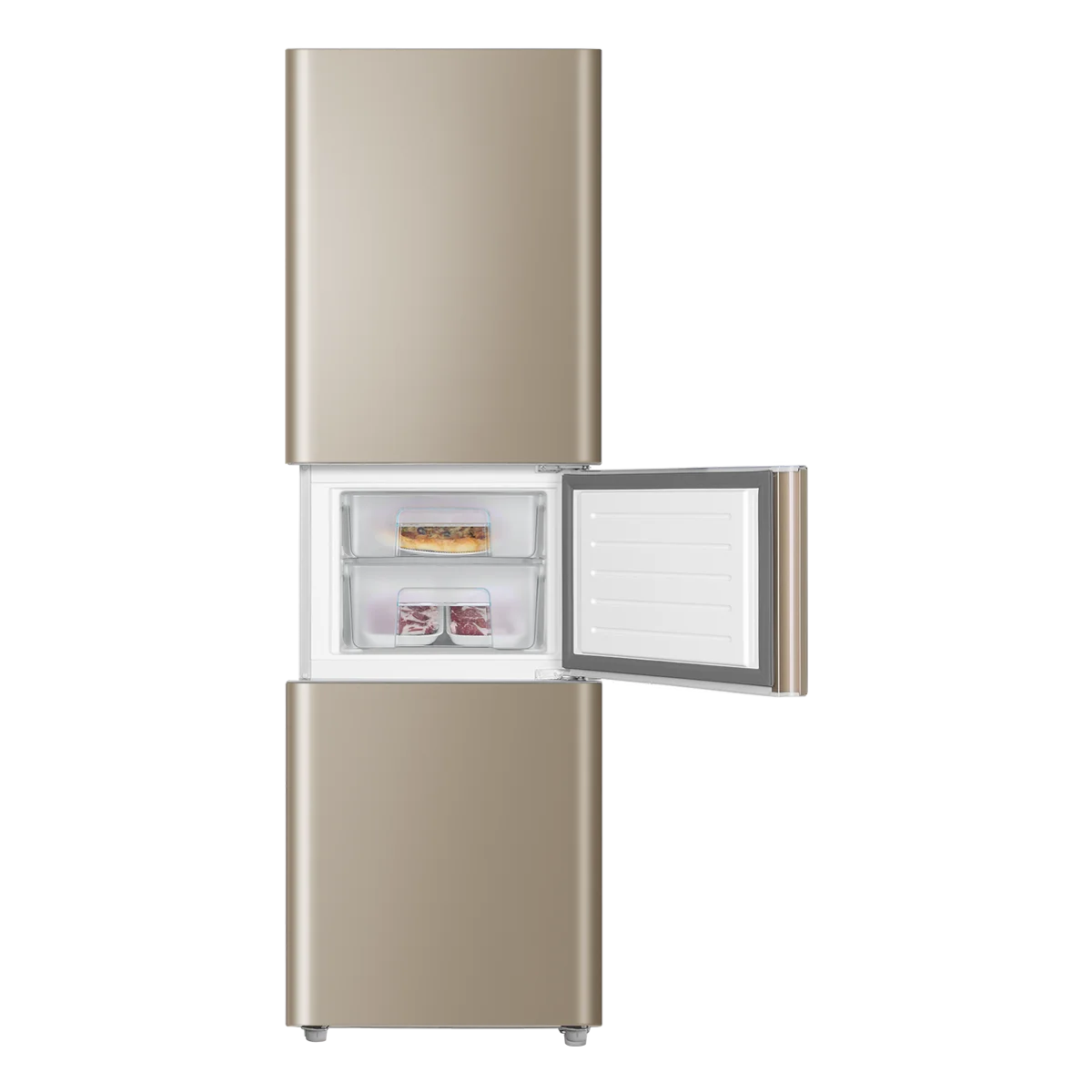 Non-frost fridge freezer combo home Refrigerator with 3 doors
