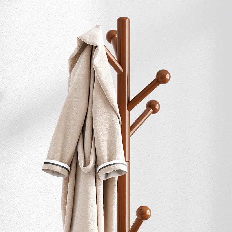 Top Quality Free Standing Solid Wood Coat Rack Furniture Modern Wooden Tree Shape Hanger