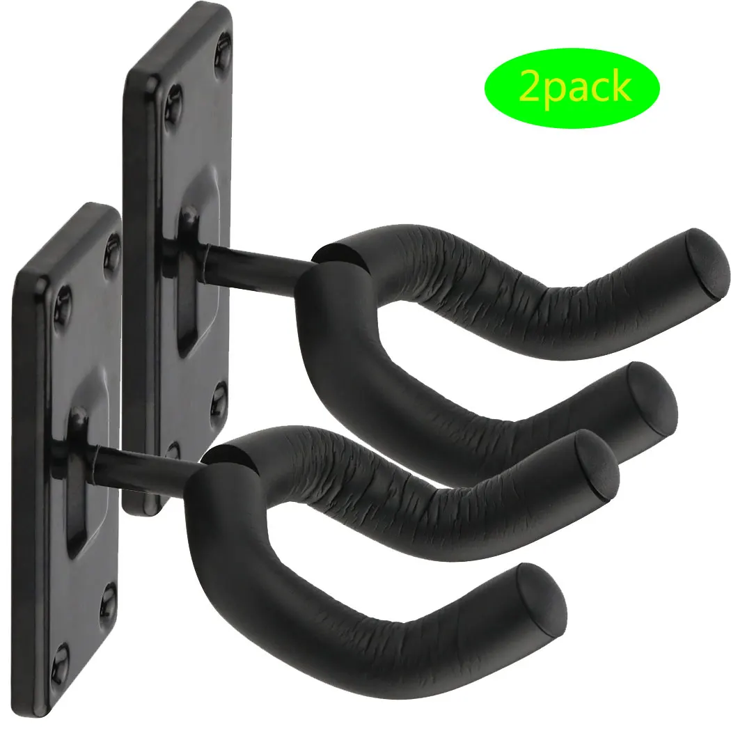 Оптовая продажа, в наличии, железный металлический крючок для гитары, аксессуары для басов, настенные крючки-вешалки