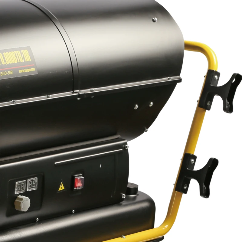 BGE 50KW 15000BTU Indirect Diesel Heater Burning Fuel Kerosene Oil Fan Heaters for Greenhouse Farm Poultry