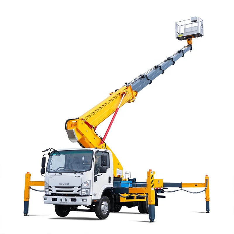 Direct factory ISUZU 4x2 27 meters 32 meters aerial platform truck