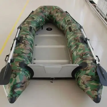 CAMO colour High Quality Floating Rafts Pontoon Inflatable Boat Fishing Electric Rigid Inflatable Boat China camouflage