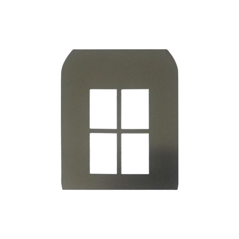OEM precision etching laser engraving metal stainless steel perfume wine label LOGO accessories