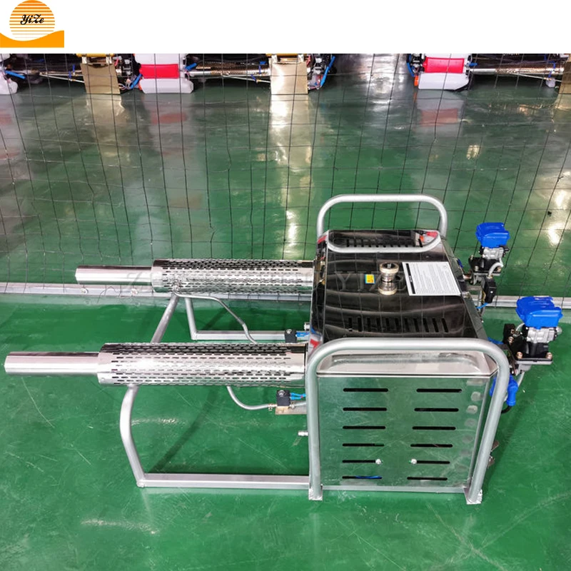 Double Barrel Truck Vehicle Mounted Fumigation Thermal Mosquito Cold Fog Mist Fogging Sprayer Machine