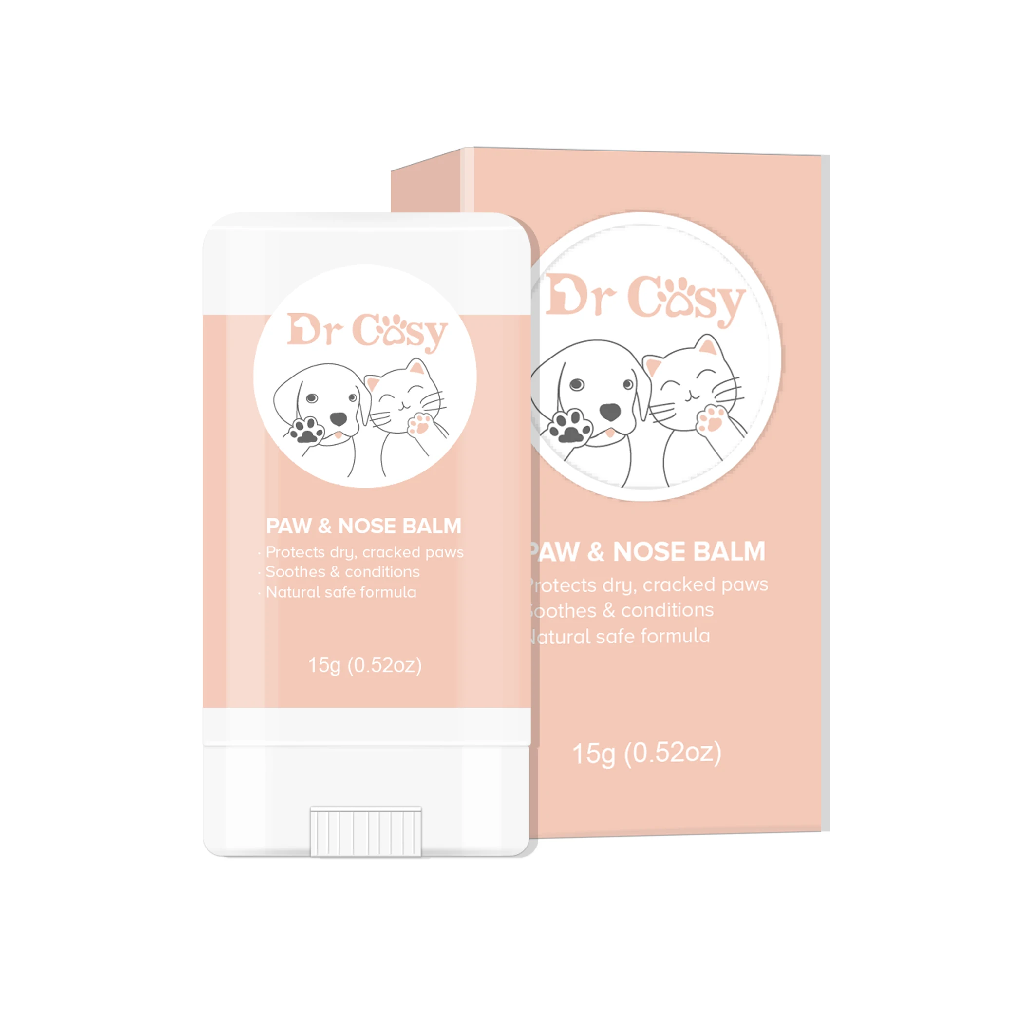 natural safe to lick anti dry nose and cracked paw heals soothes moisturizing balm for dogs and cats
