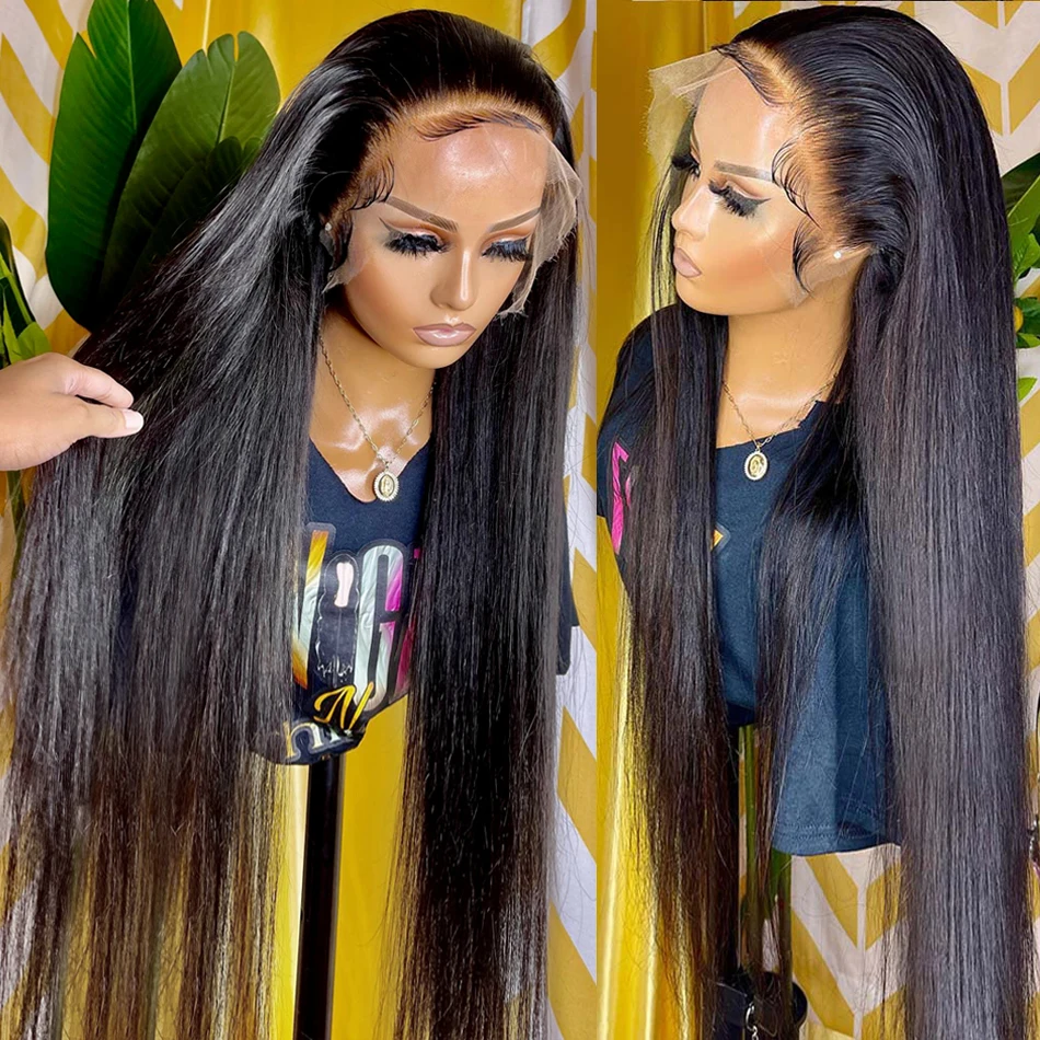 Factory Price Swiss 13X6 HD Lace Frontal Wig Pre Plucked Brazilian Hair Wig With Black Women 100% Human Hair Wig Lace Front