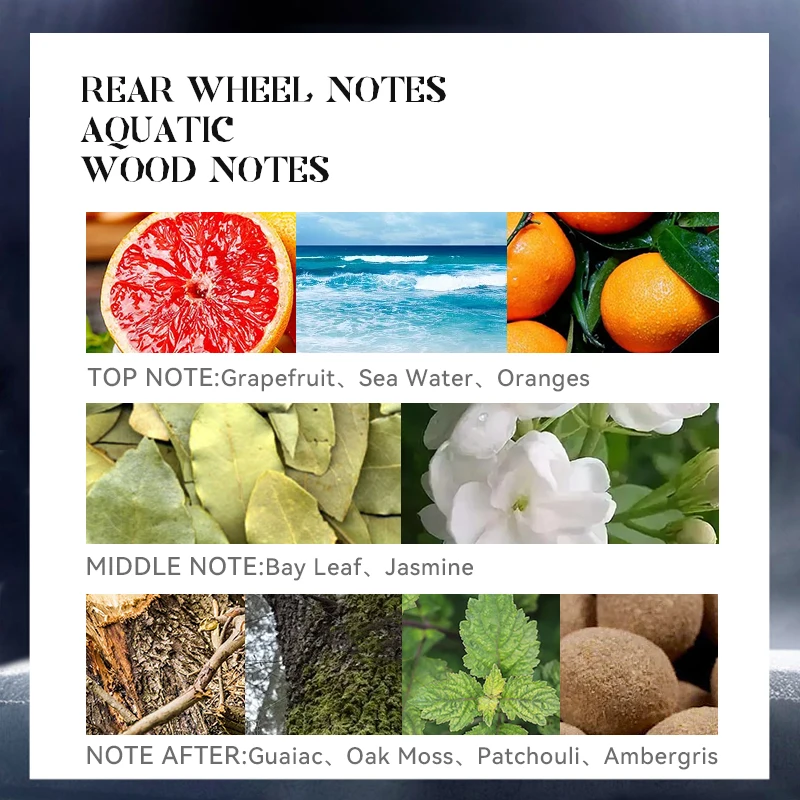 TIV cross-border dedicated high-speed perfume wooden tune motorcycle personality lasting fragrance gift box perfume genuine m