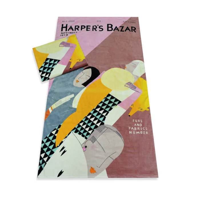 100% cotton velour rectangle Custom printed beach towel