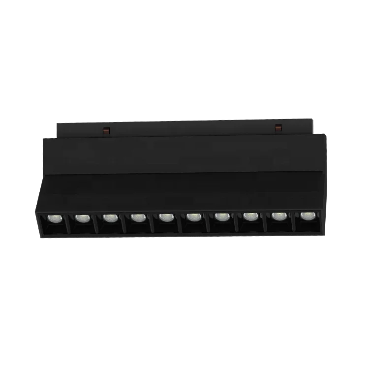 Office Lighting Led Linear Light Modular Grille Type Lamp Embedded Installation Magnetic Track Lights