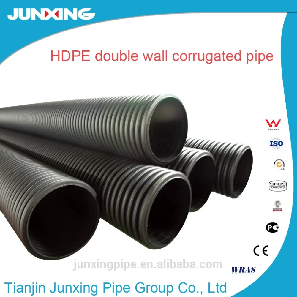 China Manufacture Pipe Supplier Corrugated HDPE Culvert Pipe Manufacturer factory price