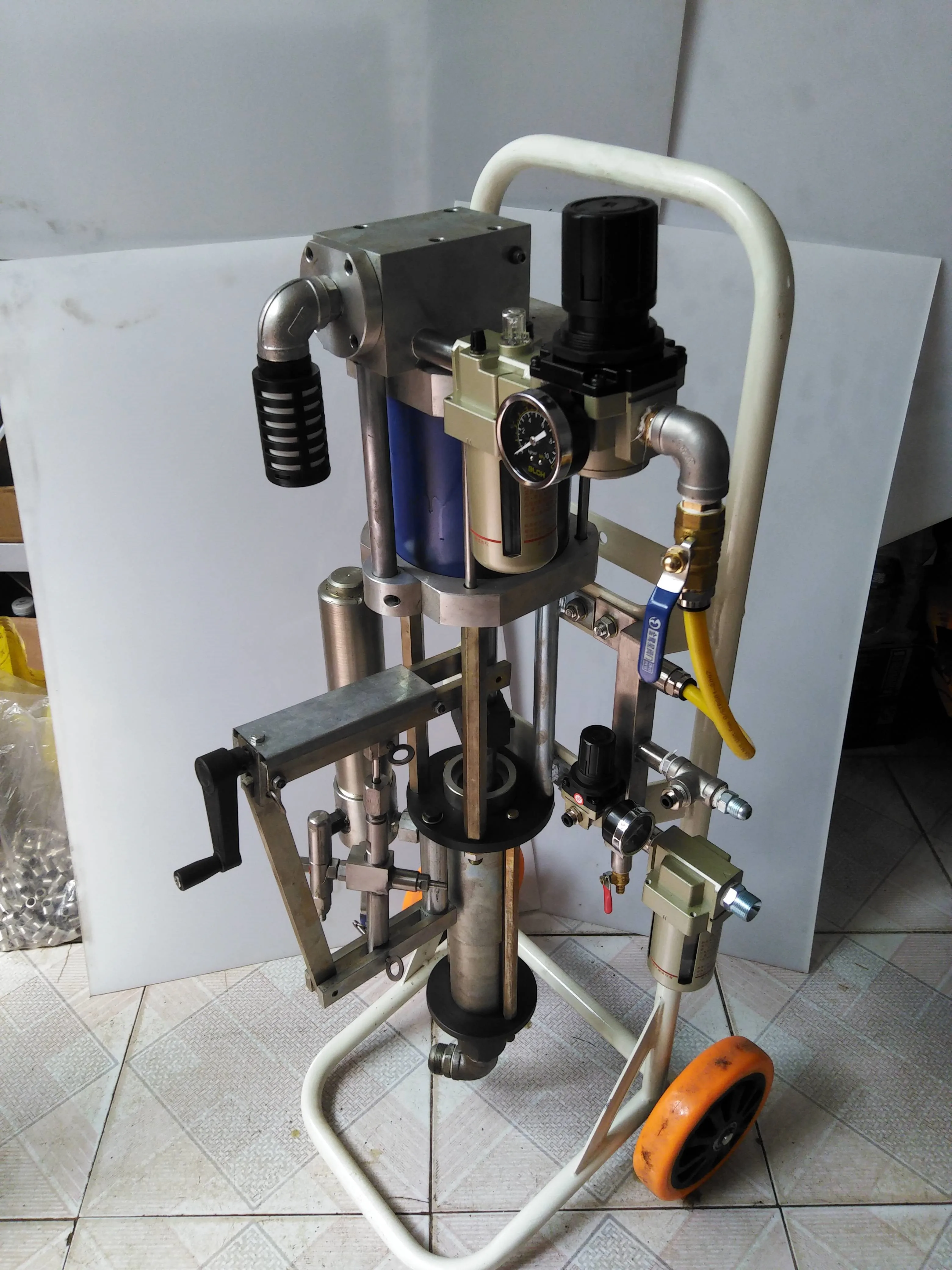 High pressure Resin Fiber Airless Spray Gun Short-cut Fiber Jet for FRP Spraying Excellence