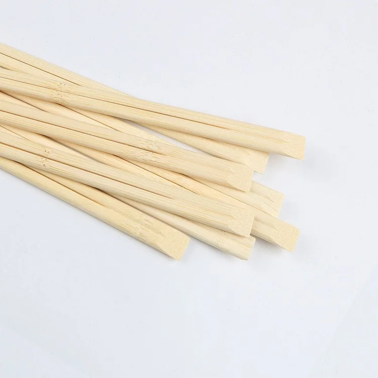 Cheap Wholesale Fast Food Natural Tensoge Bamboo Chopsticks Disposable with semi sleeve Packed