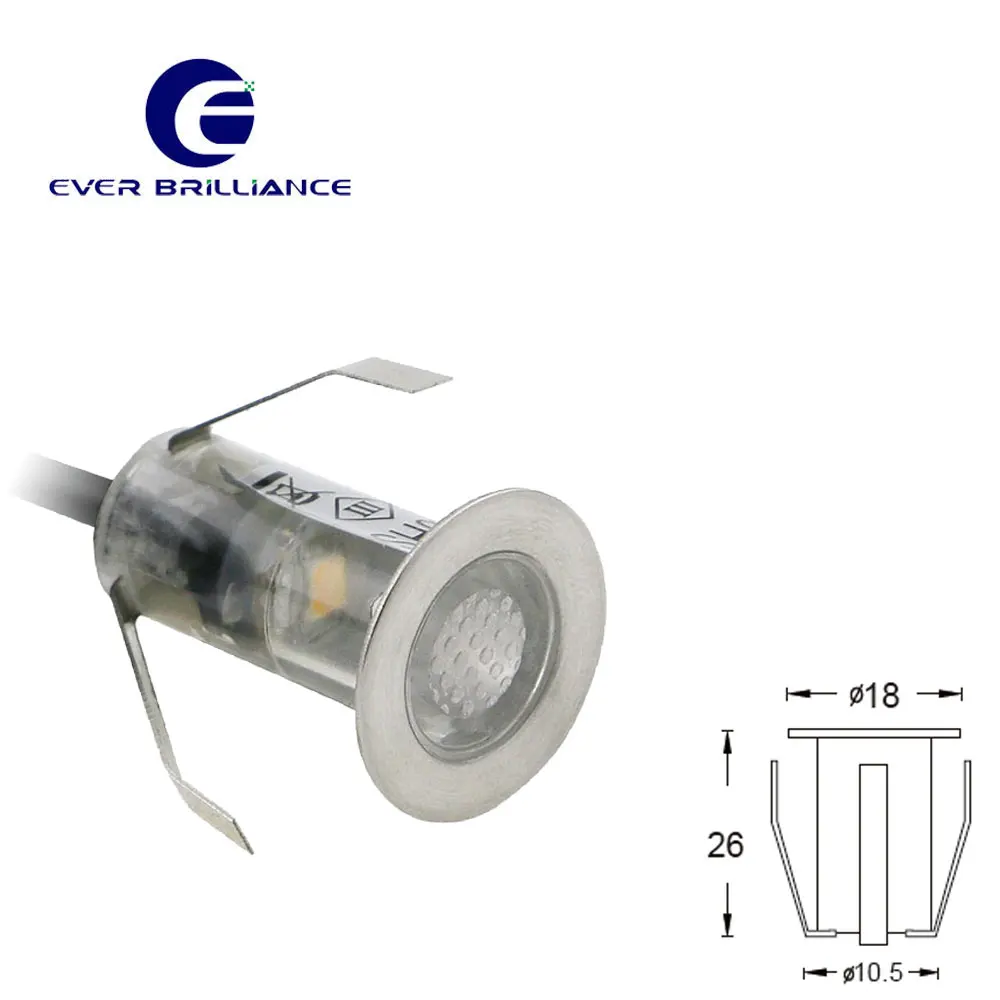 IP67 Led RGB DC12V Garden Lawn Implant Light Mini Deck 0.4W Outdoor Stairway Lane Lamps