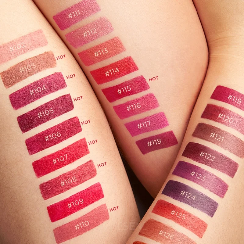Esene L-LM31 OEM matte lipstick very soft touch on lips long lasting matte lipstick