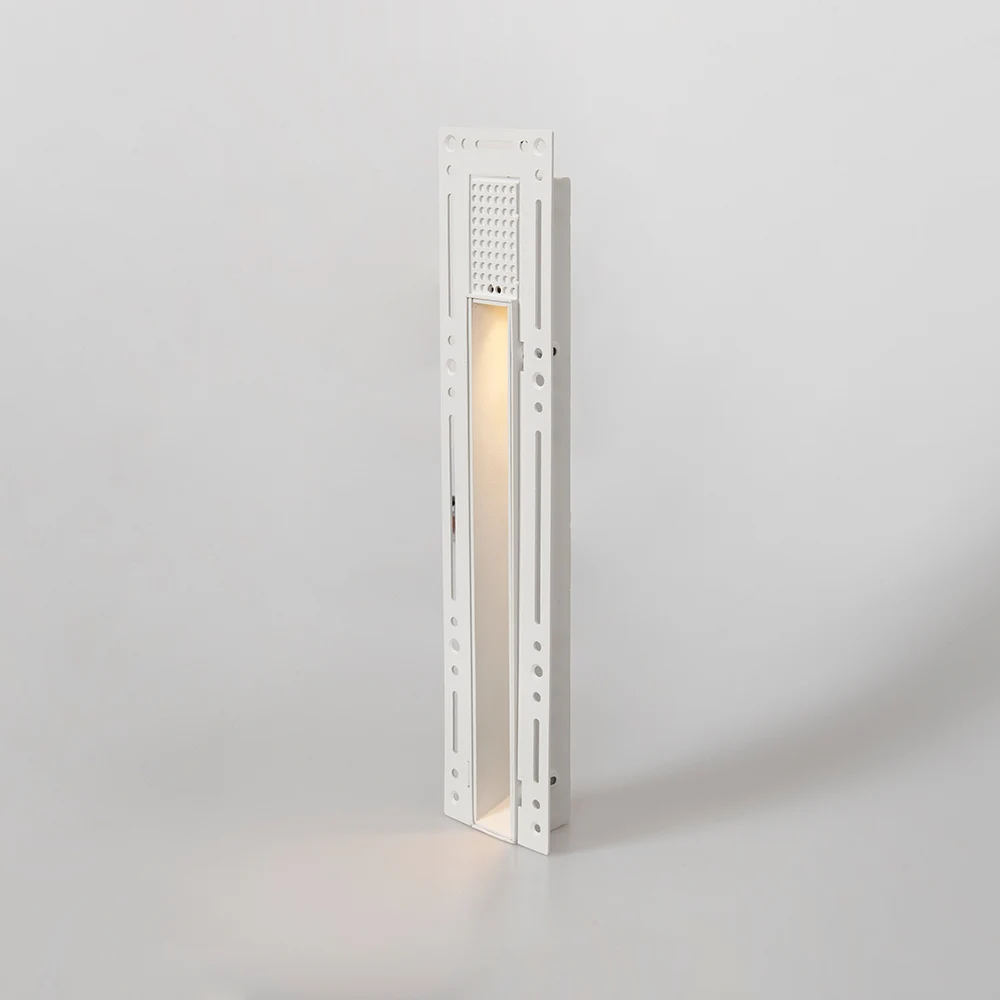 China Modern Indoor  IP21 led Step Wall Light Recessed Step Light 1W Trimless Slide stair step lighting