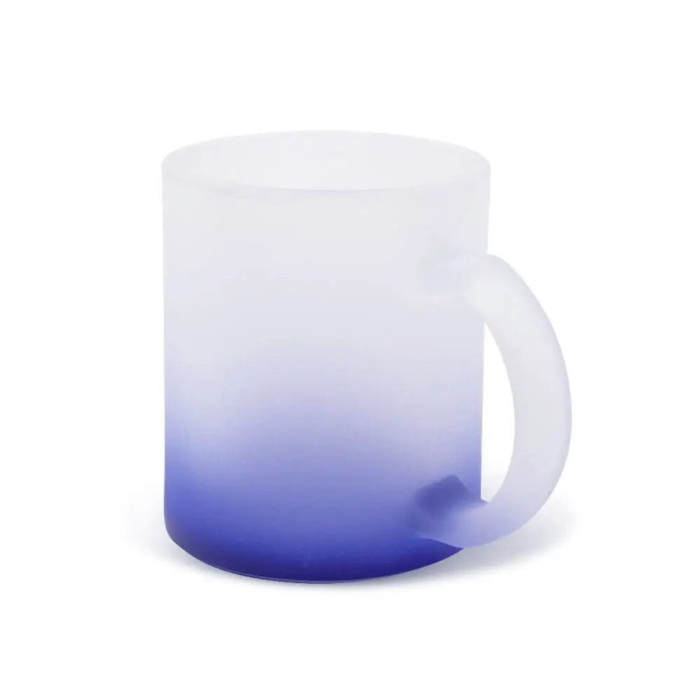 
Sublimation Frosted Colored Glass Beer Mug Manufacturer High Quality 11oz Customizable Oversized Wine Glass Mug 