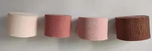  GiveU Rose Gold Crepe Paper Streamers Wedding Party Supplies paper streamer
