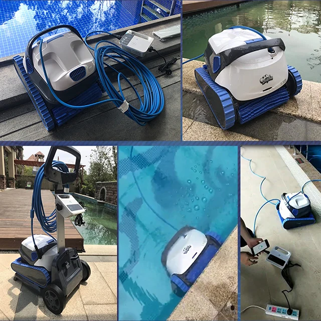 Premium High Quality Multifunctional Automatic Pool Cleaning Robot Plastic Swimming Pool Vacuum Cleaner Tool