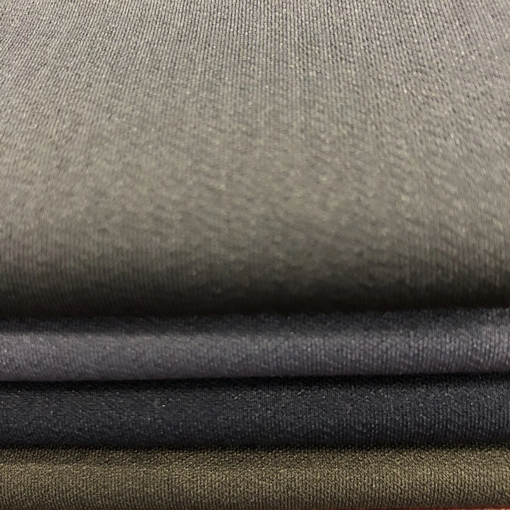 fashion and popular polyester spandex knitted   roma fabric for garments and trousers for india market