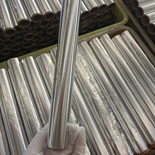 High Quality 10 11 12 18 micron baking food packing  100m 150m aluminum coated foil for packaging