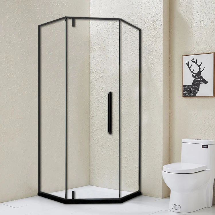 Customized Steam Tempered Safety Glass Shower Enclosure Bathroom With Aluminium Alloy