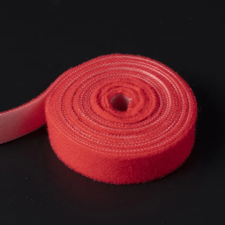 10mm*2m Reusable Colorful Heavy Duty Waterproof Self Gripping Multi-Purpose Hook And Loop Fastener Tape