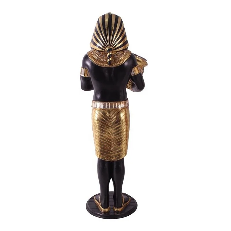 Polyresin Egyptian Pharaoh Sculpture Egypt Wine Holder For Souvenir
