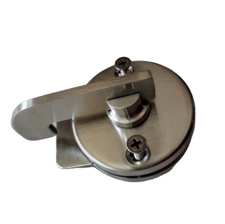 P003EB  Stainless Steel Toilet WC Cubicle Partition Bathroom Door Lock with indicator and door stop