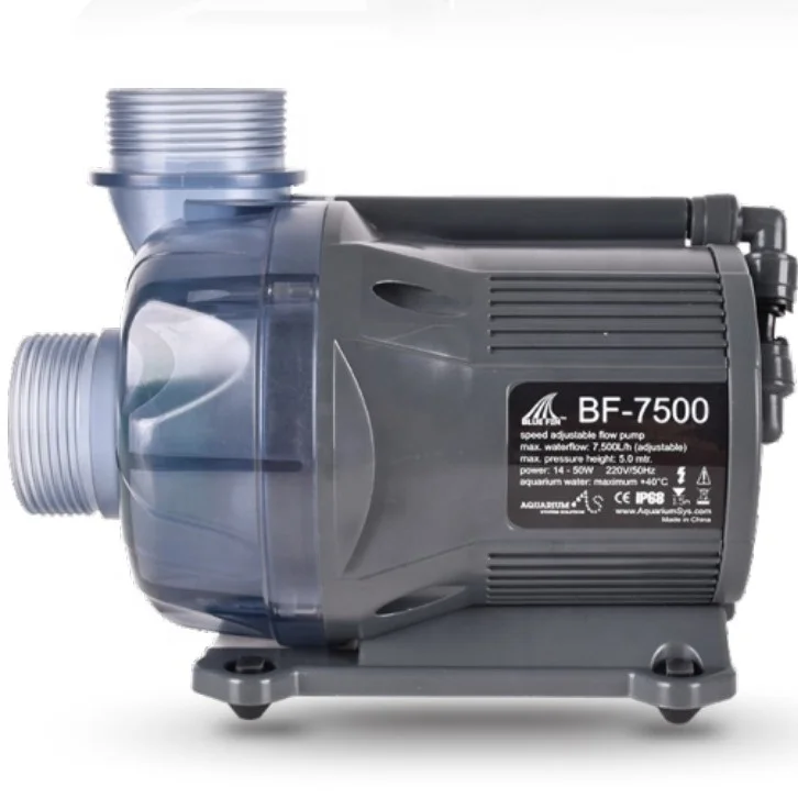 Water Pump BF-11000 A.S. Blue Fin Pump Ceramic Shaft with Pump Chamber Self-cleaning Design High-efficiency Super Silent
