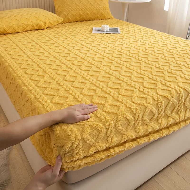 Custom Fitted Bed Sheet Sets, Washable, Hypoallergenic, 100% Velvet, Soft and Cozy