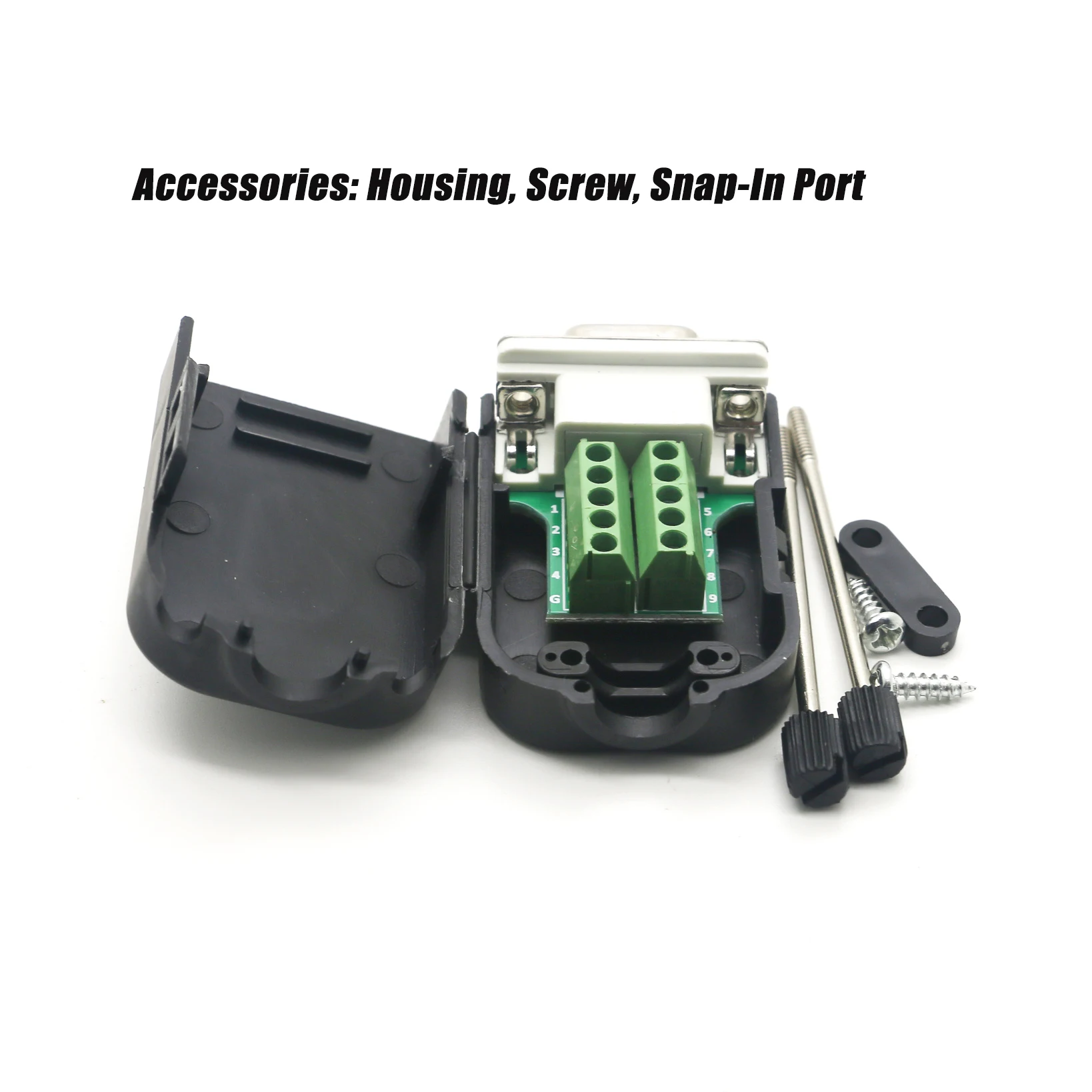 Hot sale  D-SUB Serial  RS232  9 Pin Male Female Plug  connector  for adapter scanner 9pin wire