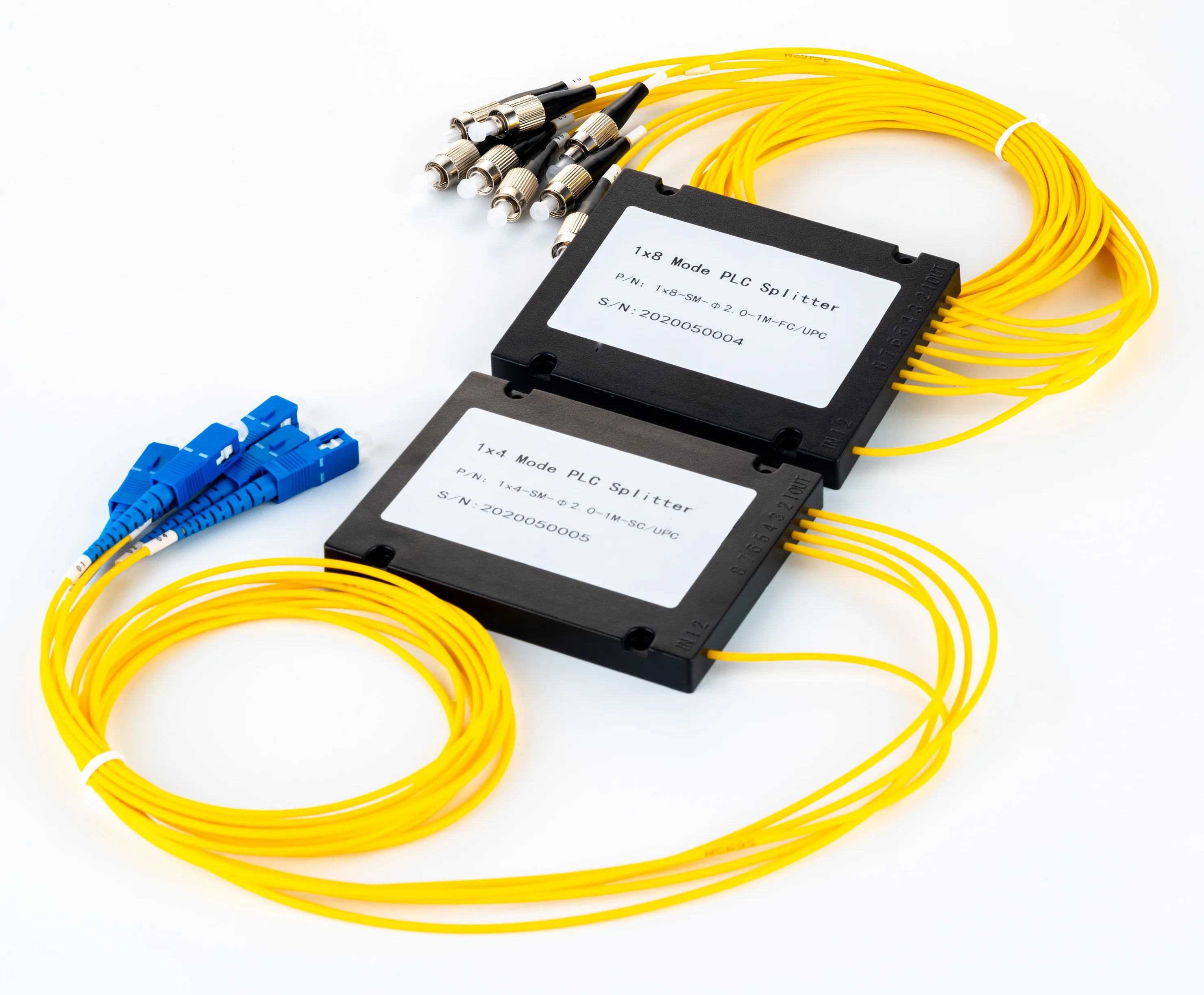 FTTH 1x2 1x4 1x6 1x8 1x16 1x32 1x64 ABS Box PLC  Splitter