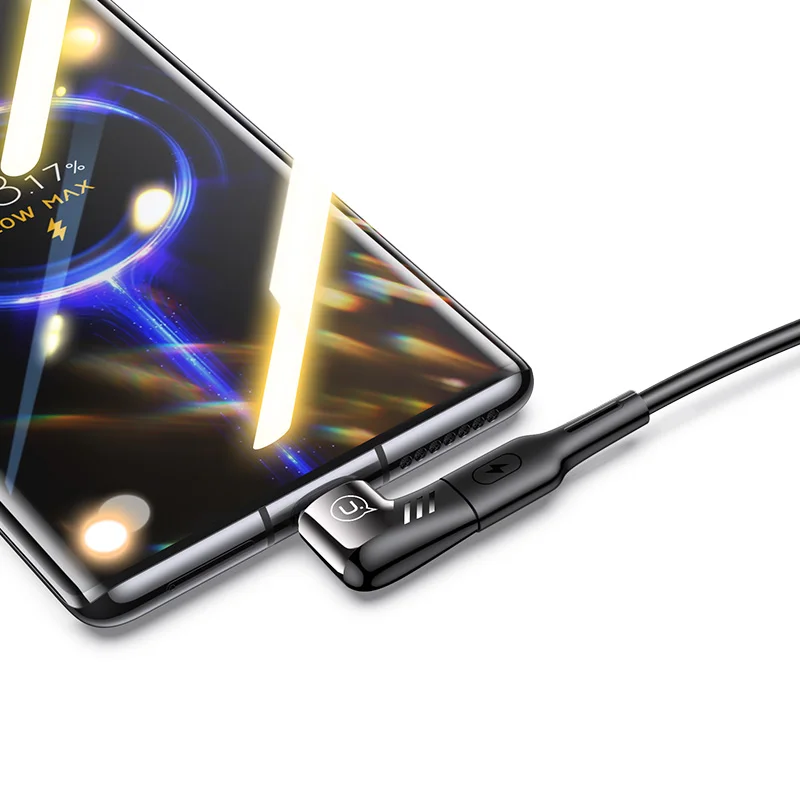 USAMS 2021 new SJ486 usb c to type c magnetic data transfer and 100w fast charging adapter for phone tablet laptop