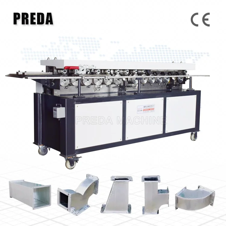 HVAC System Sheet T15 TDF Flange Forming Machine With 20mm Size