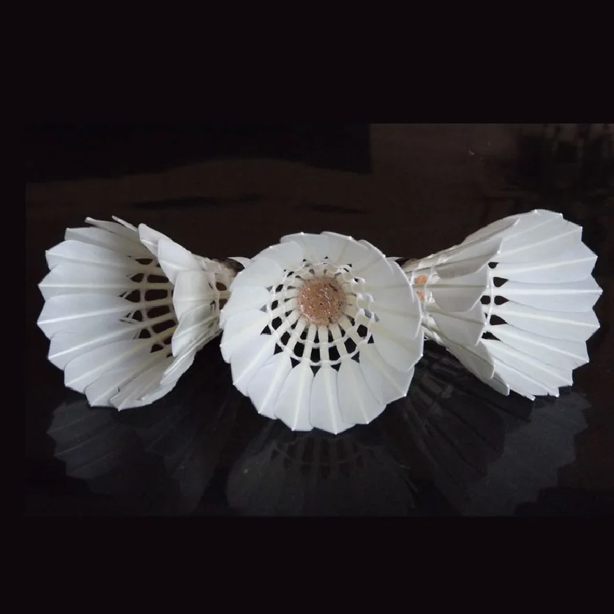 Goose Feather 3 Layer Cork Competitive Price Badminton Shuttlecock RCL