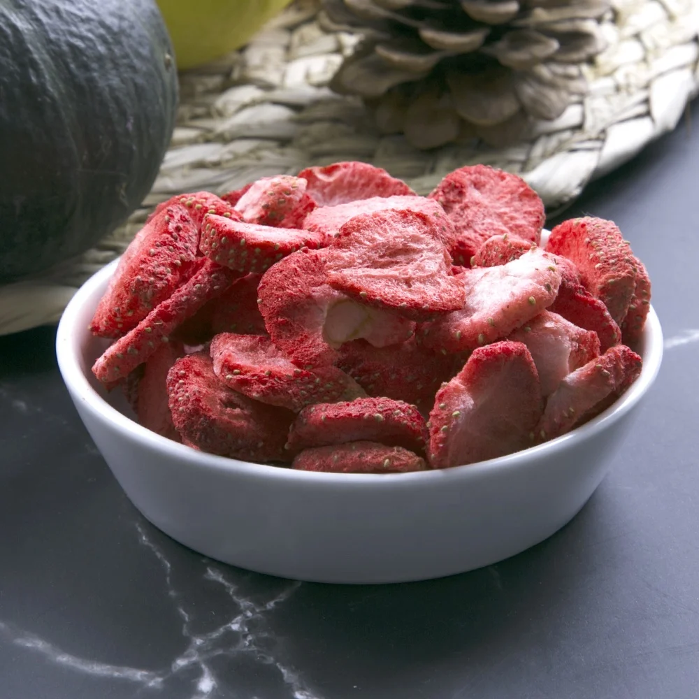 Wholesale Market Price Chinese Healthy Dry Fruit Snacks In Bulk Freeze Dry Strawberry Slices